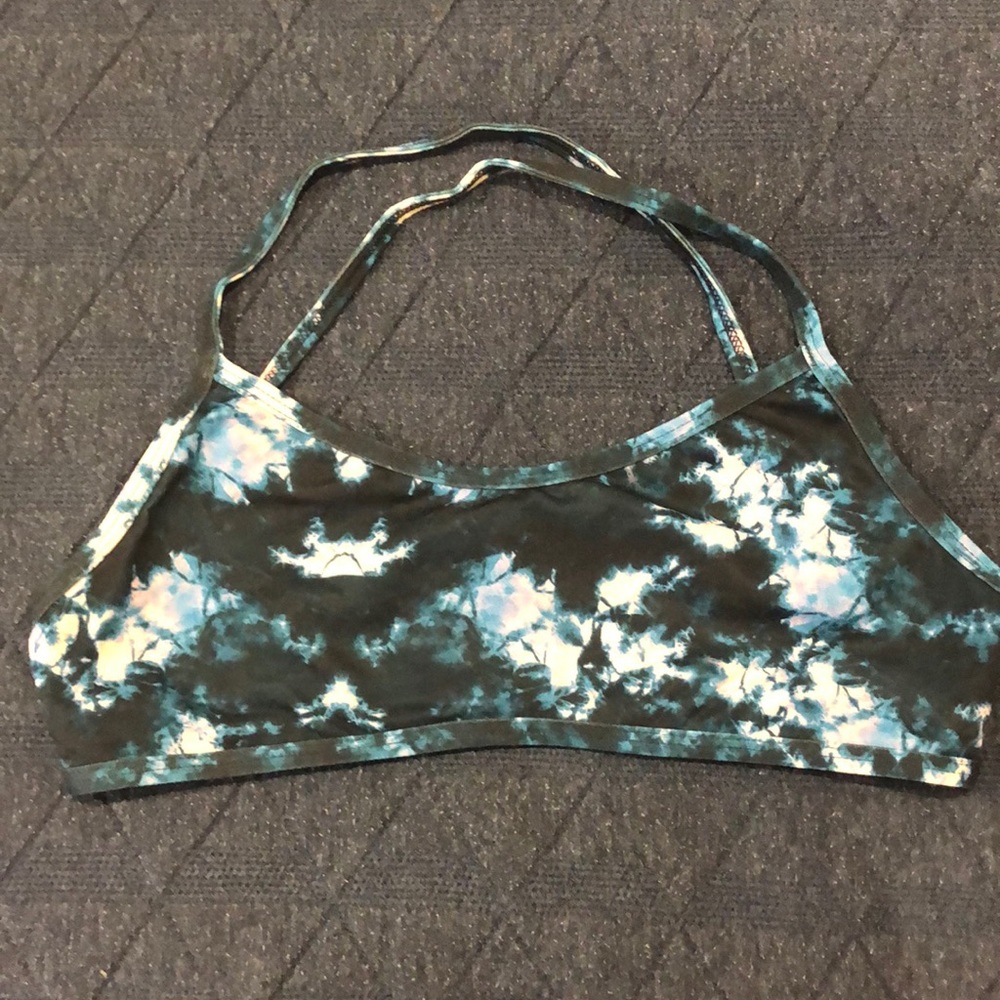 RARE Jolyn fixed strap tie dye top